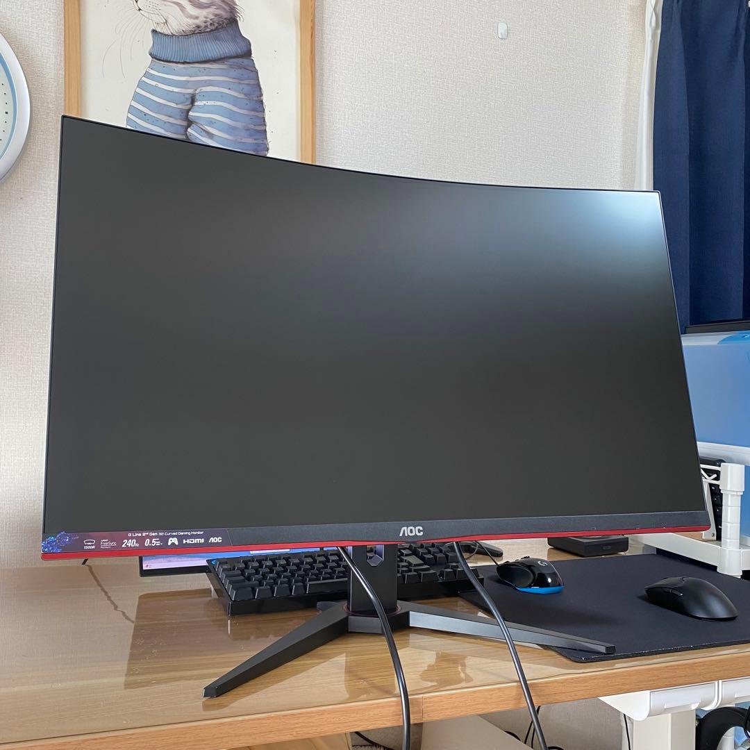AOC 31.5インチ ゲーミングモニター C32G2ZE 240Hz 61T4GcZ-efL._AC_UF350,