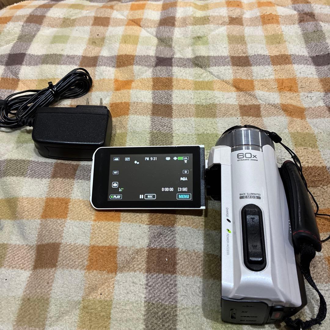 動作確認済JVC Everio エブリオ GZ-F200-W