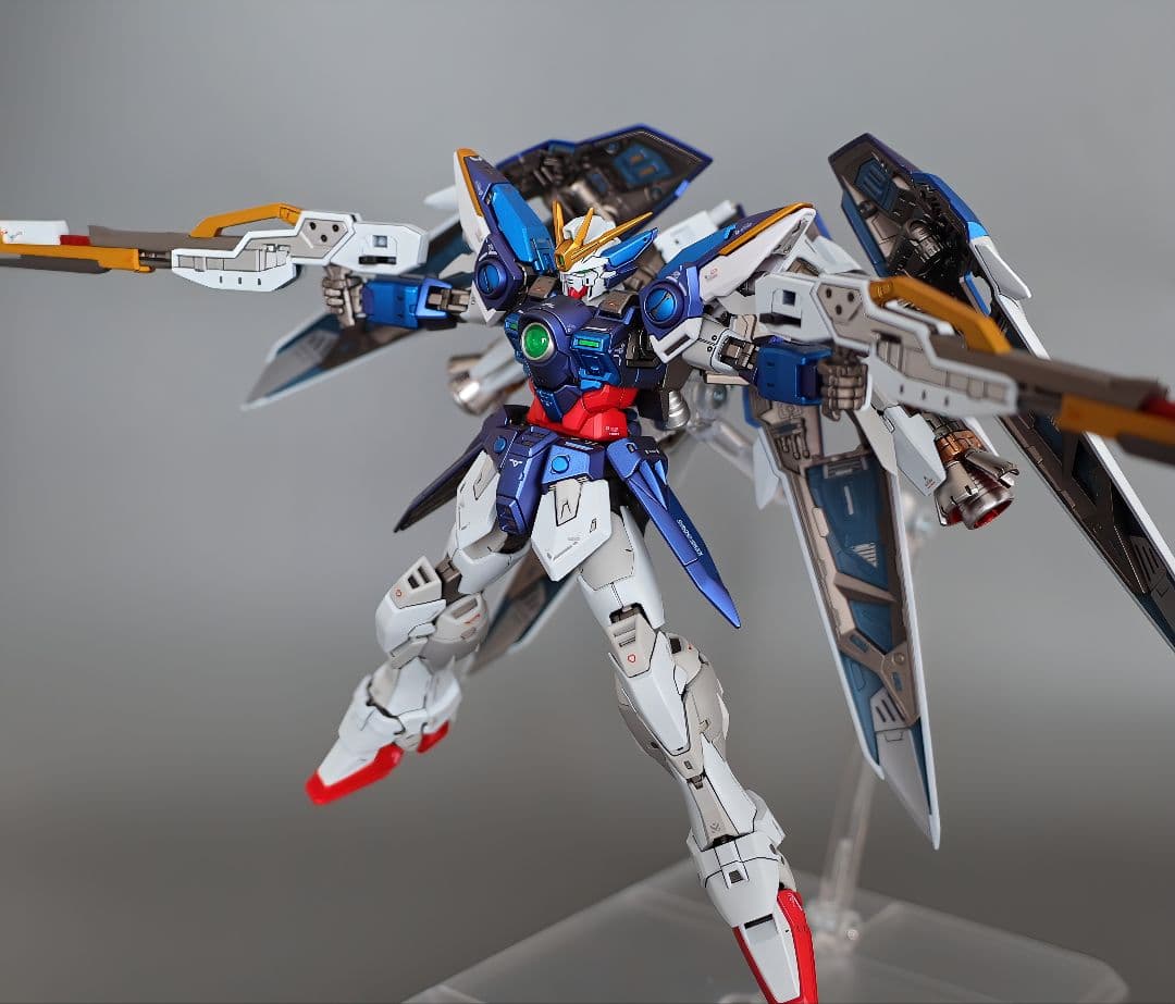 RG ウイングガンダムゼロ 全塗装 完成品 ガンダウイングガンダム
