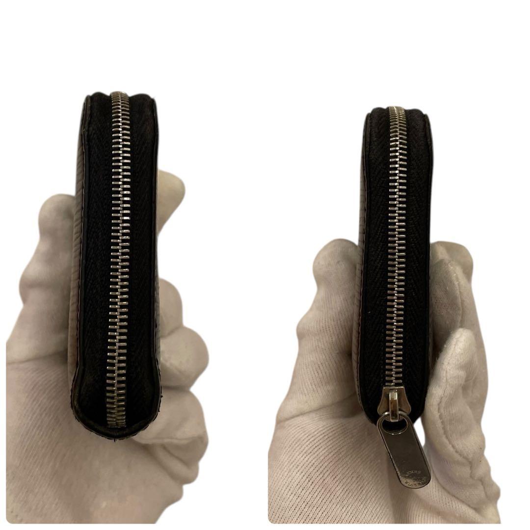 【未使用級】ルイヴィトン　ジッピーパース　エピ　黒　コンパクト財布