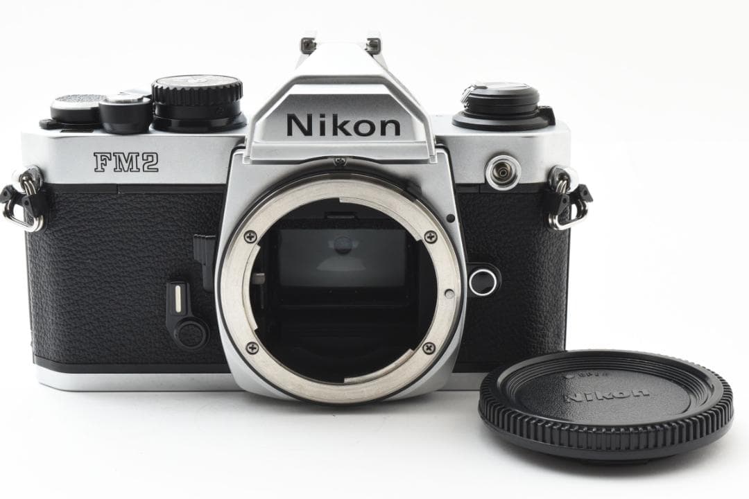 美品 NIKON New FM2 シルバーフィルムモルト新品交換済 M013