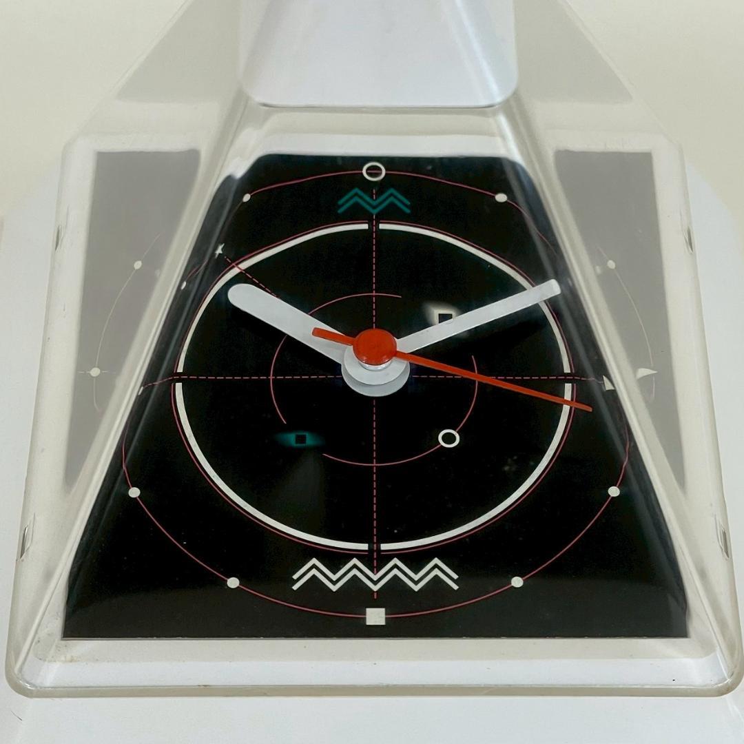 80´s ピラミッド型 クロック テーブルクロック 置き時計 ヴィンテージ