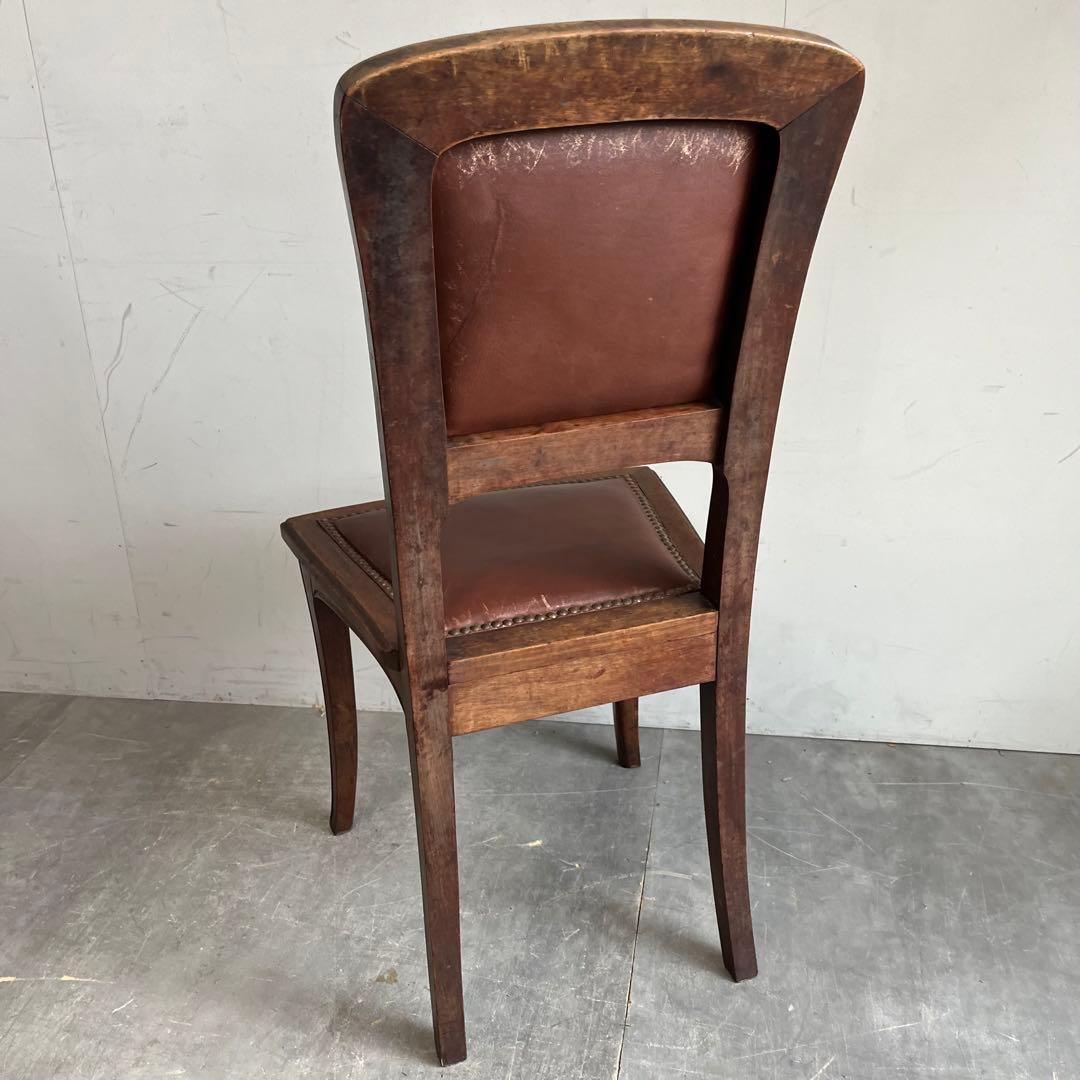 アンティーク 鋲打ち チェア 椅子