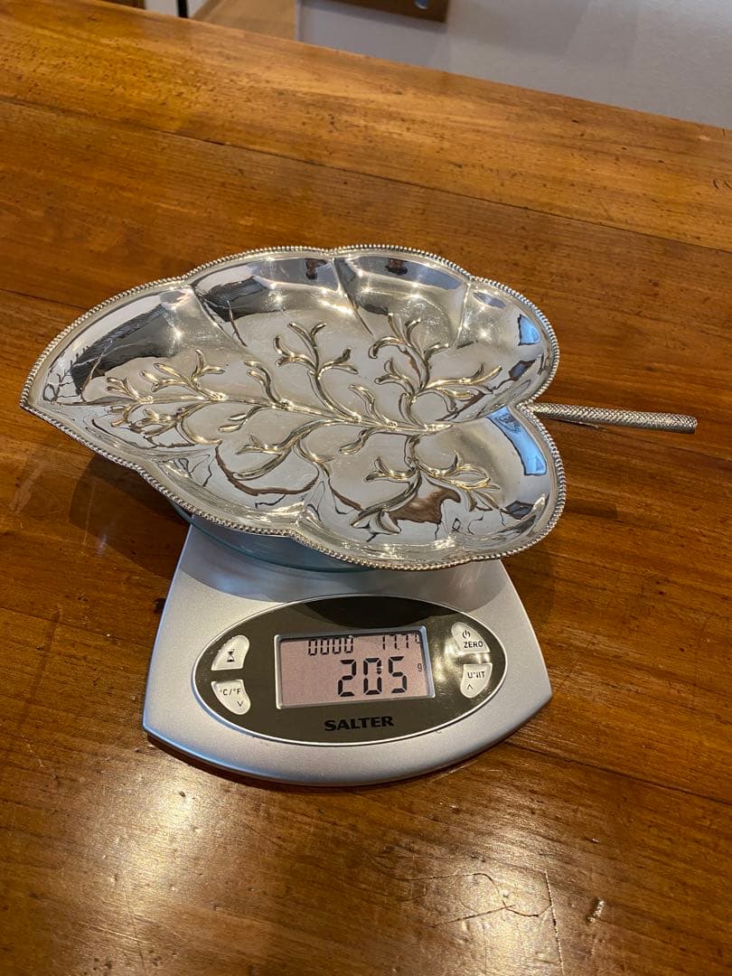 シルバーディッシュ　205g 純銀　皿　Bienvenue