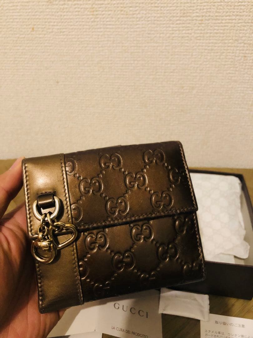 GUCCI グッチ 270028-AHB1G/2314 ダブルホック財布