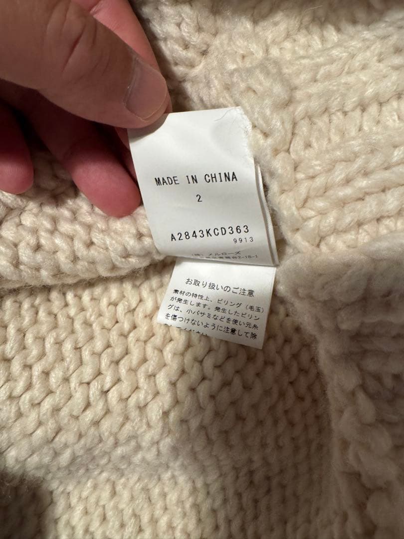 converse tokyo カウチンセーター