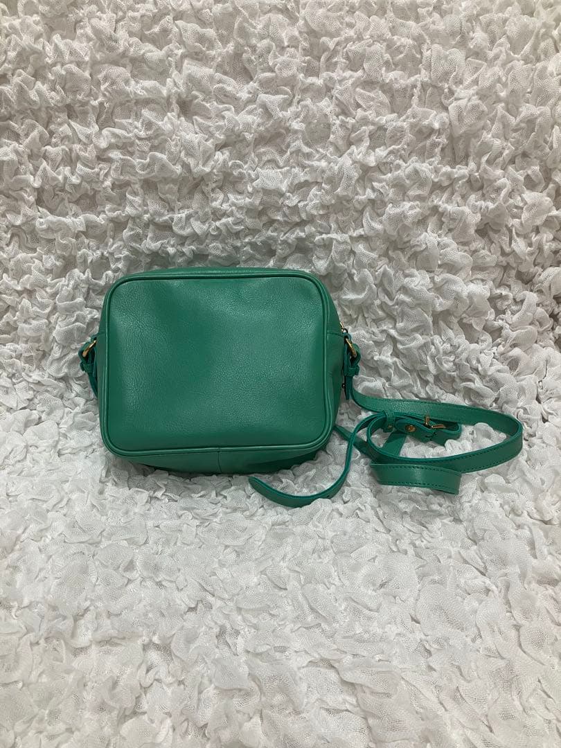 きし⭐︎【美品】【正規品】IL BISONTE ショルダーバッグ　グリーン