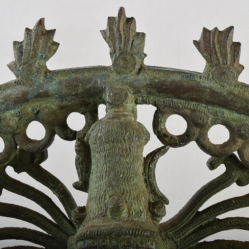 仏教美術 古銅青銅 シヴァ神像 ダンシングシヴァ神 置物 V R9386H 美術