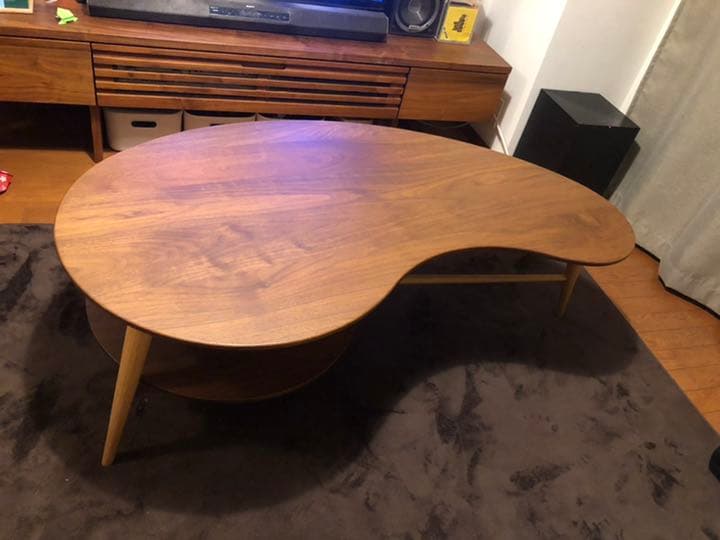 brunch ウォールナット ローテーブル BRUNCH 中目黒 無垢材ダイニング