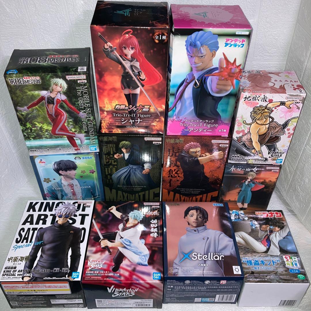 フィギュア まとめ売り 12個セット 呪術廻戦 銀魂 美少女 コナン