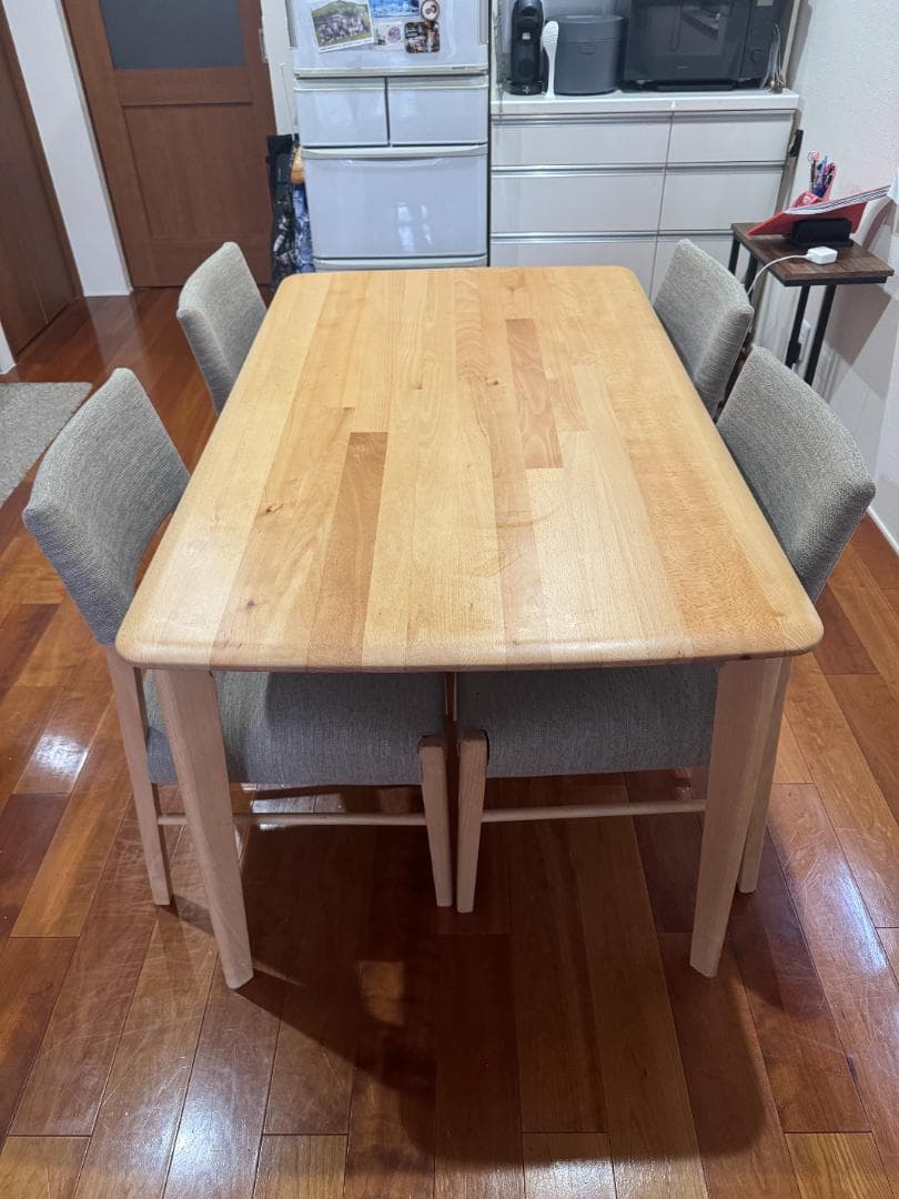 【引取り限定】ニトリ　ダイニングテーブルと椅子セット