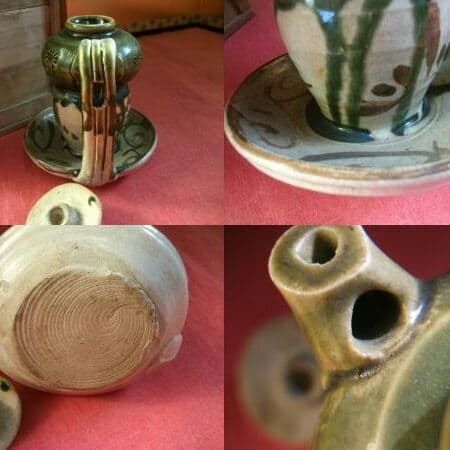 AKａ4457　古織部　急須