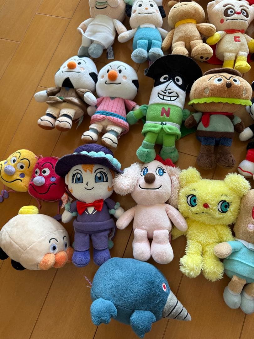 アンパンマン ぷりちぃビーンズ 37体 まとめ売り セット ぬいぐるみ
