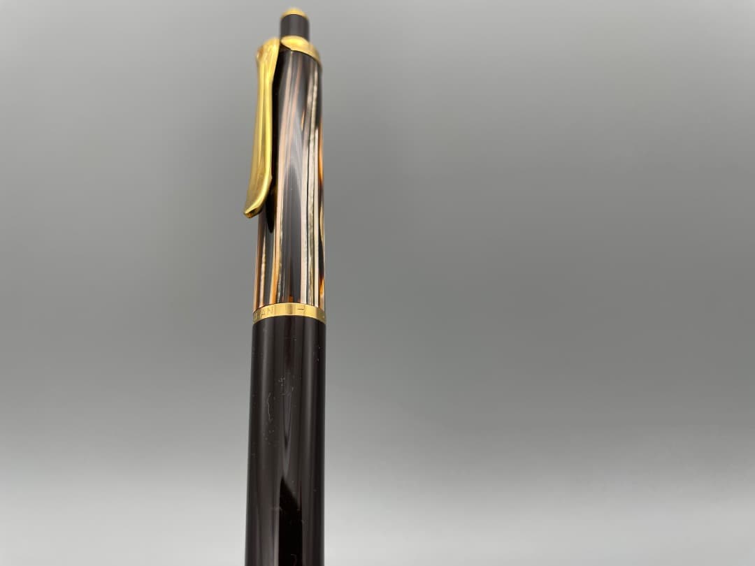 ペリカン スーベレーン D400 旧型 茶縞 0.7mm（軸リング1本）