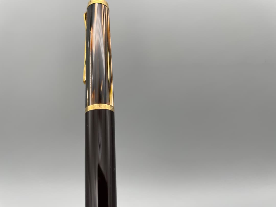 ペリカン スーベレーン D400 旧型 茶縞 0.7mm（軸リング1本）