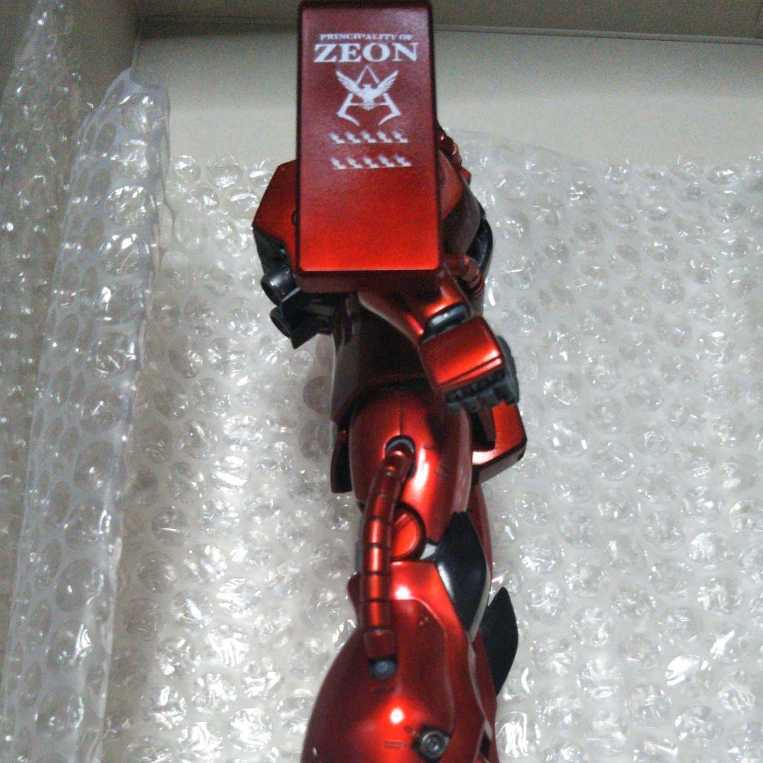 MG 1/100 シャア専用ザクver.2.0　メタリックカラー塗装済み完成品