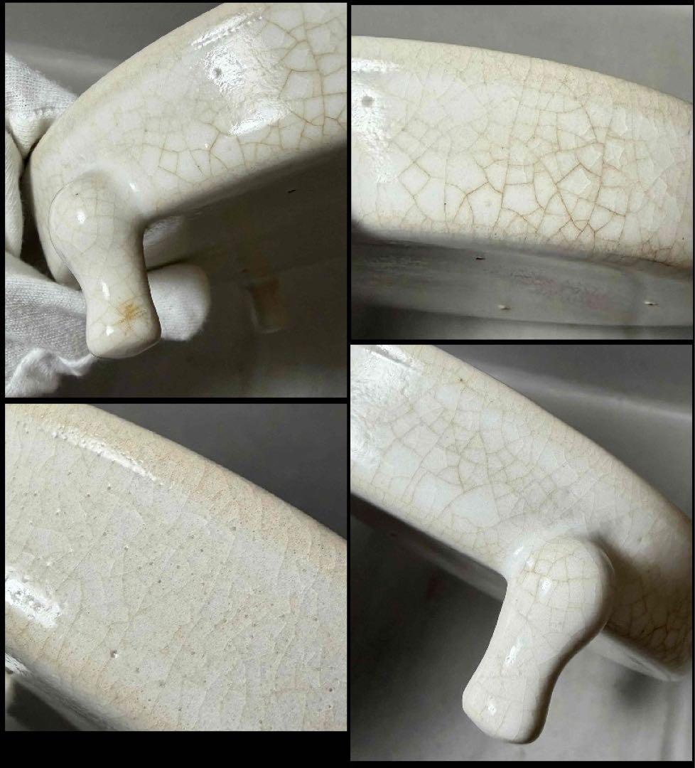 中国 三つ足丸盤(白系) f2260120 - メルカリ