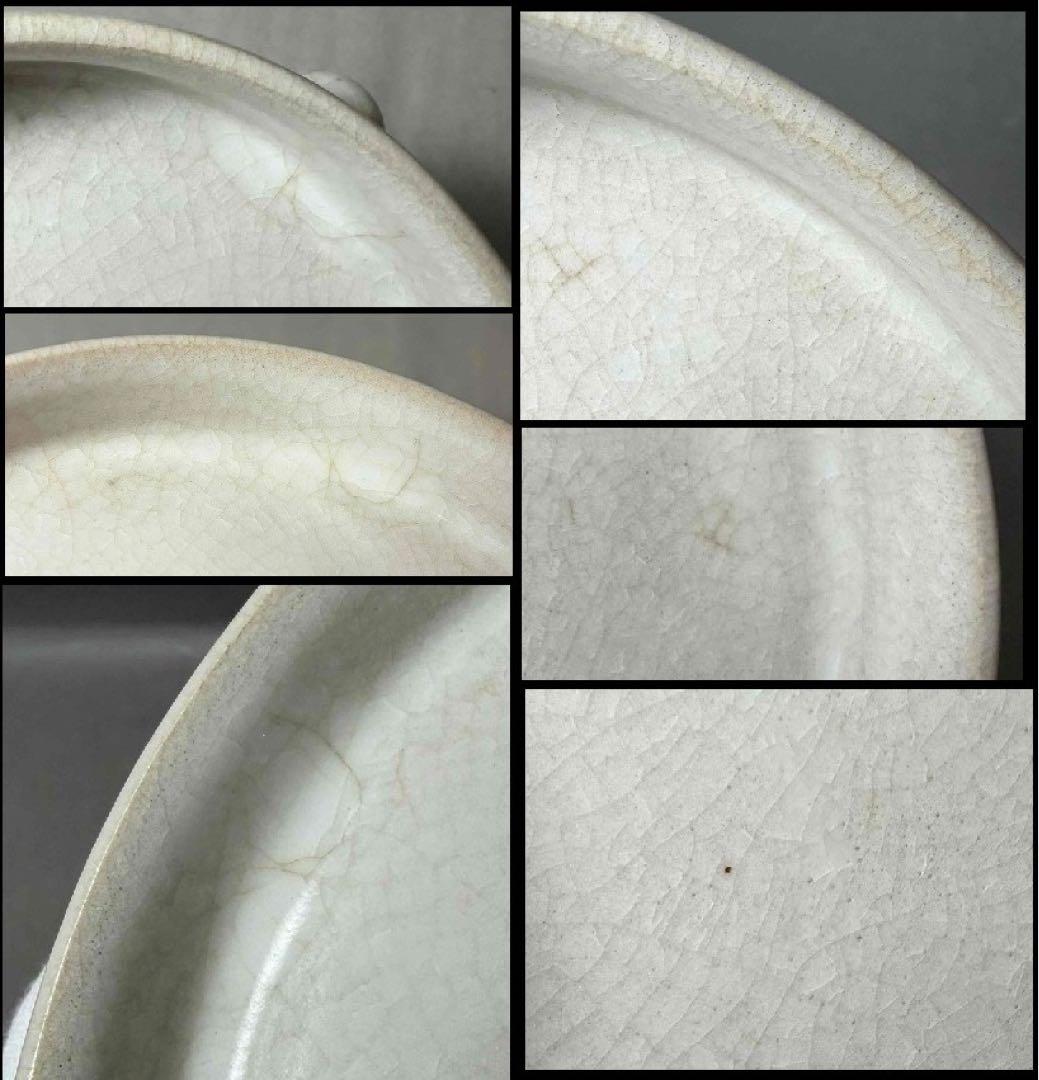 中国 三つ足丸盤(白系) f2260120 中国 筒形三つ足炉 f2260108 -