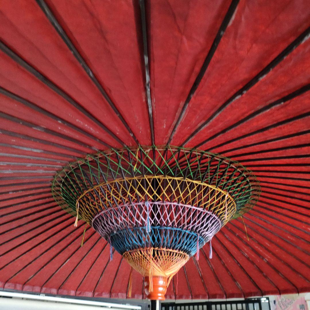 野点用赤傘中サイズ3尺径167cm高さ230cmスタンドは別売り - メルカリ