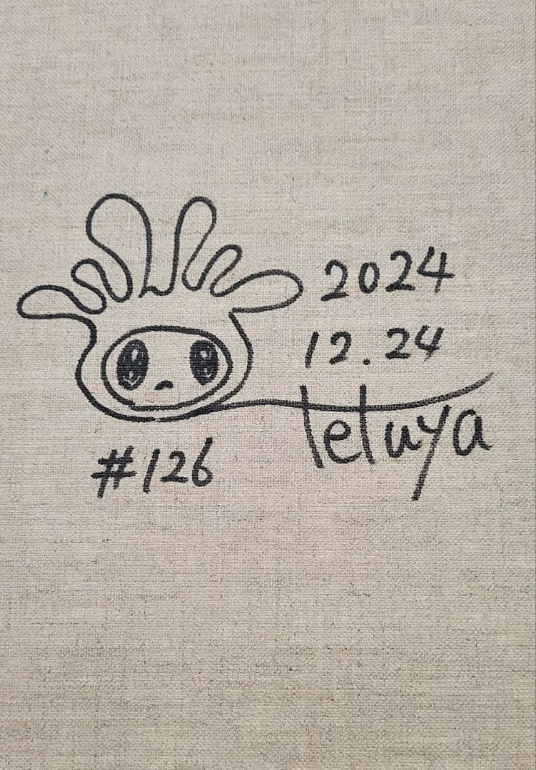 ★鈴木哲也★S15(652×652mm)アクリル原画1点物★送料無料#126