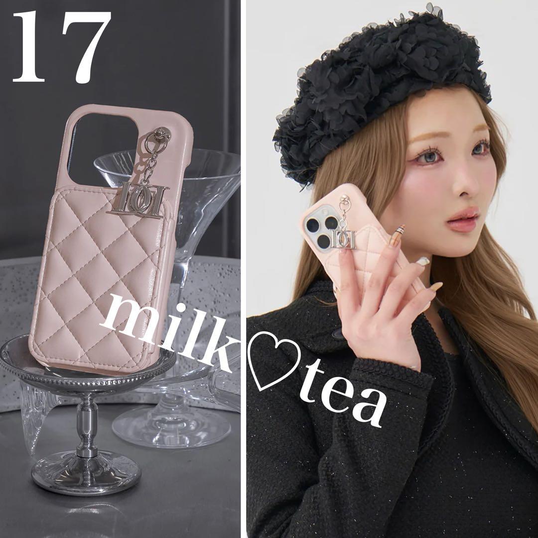 キルティングミラーDDチャームiPhoneケース iPhone17 ピンク 17 - メルカリ