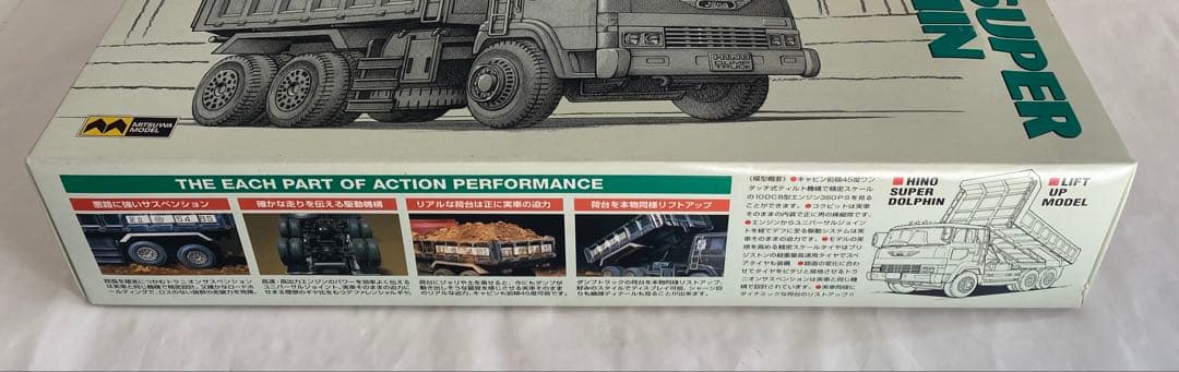 ミツワ　モデル　1/24 日野　スーパードルフィン　ダンプ　トラック