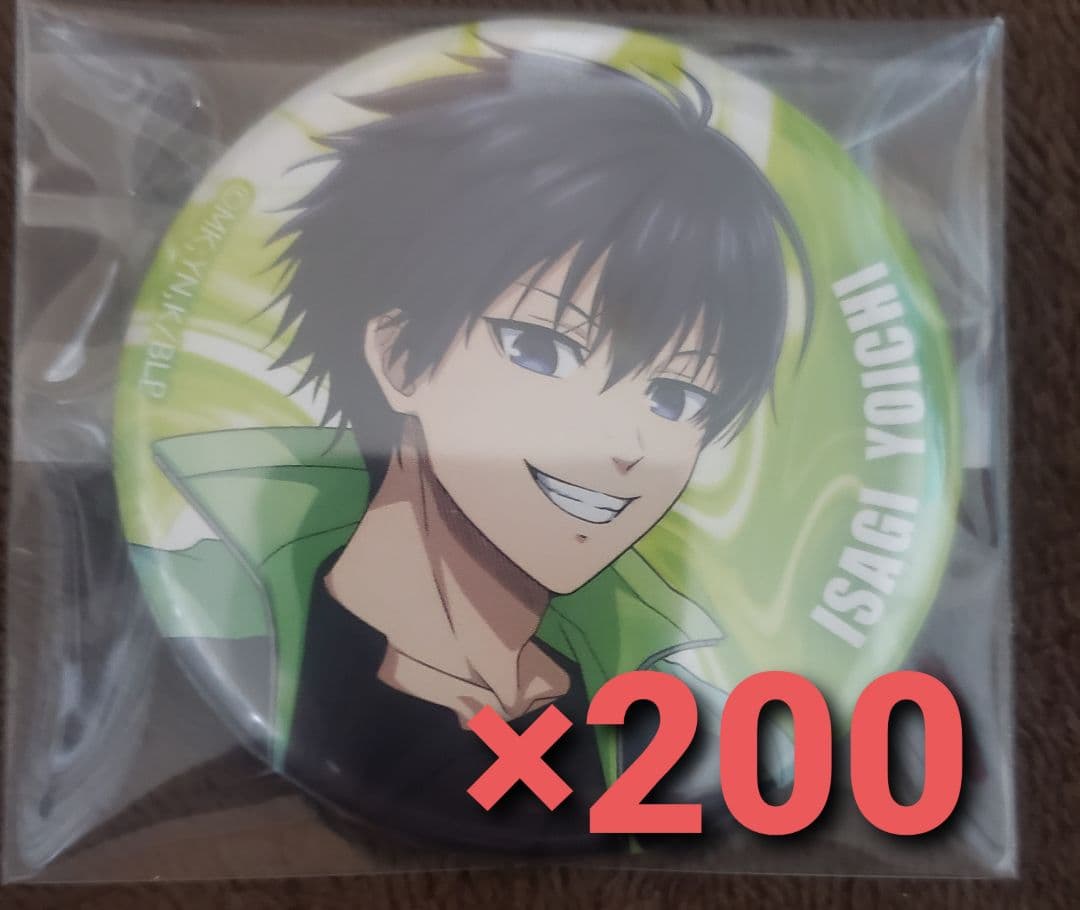 Ru ブルーロックナイトサッカーDUEL 缶バッジ 潔世一 合計400点