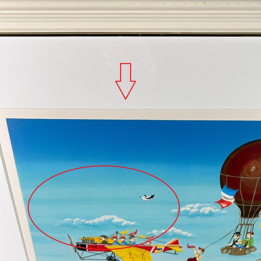 ビン・カシワ「パラダイス」リトグラフ 直筆サイン入り 額縁入り ヒロ