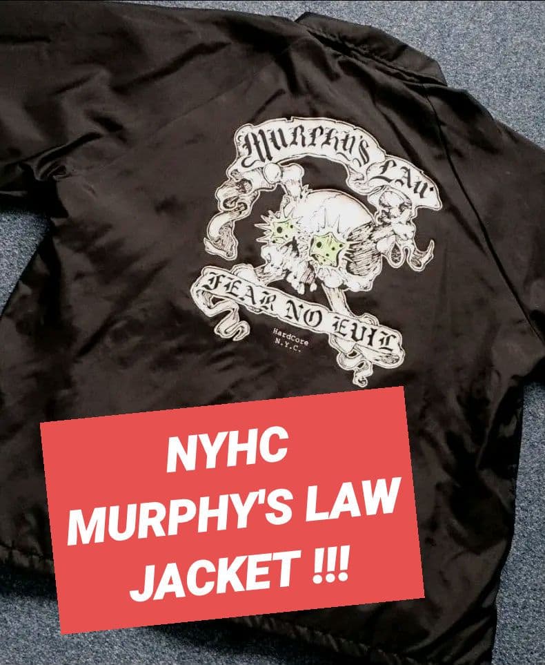 90sDELTA MurphysLaw ビッグプリントTシャツ マーフィーズロウ 90s