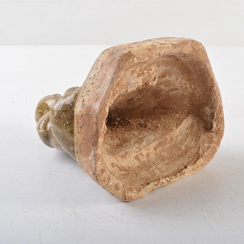 中国 耀州窯 青磁 仏像 人物像 置物 C R6381