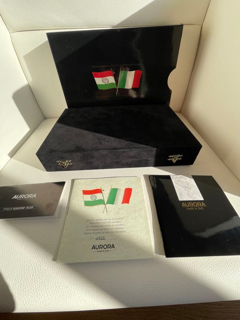 heyco様専用 万年筆アウロラ 新品イタリアン・フラッグ緑白赤3本