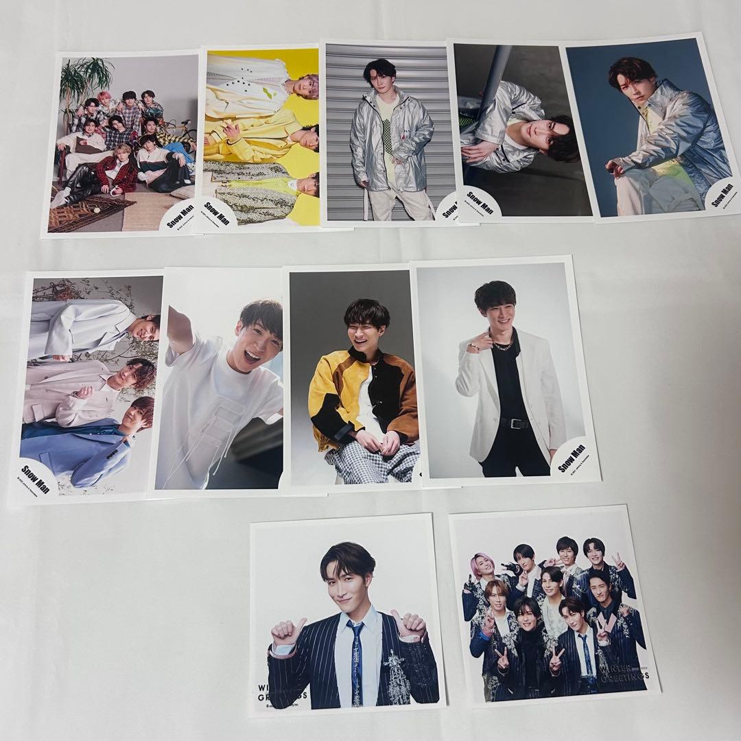 SnowMan 渡辺翔太 公式写真9枚セット ましかくフォト 2024 集合 - メルカリ