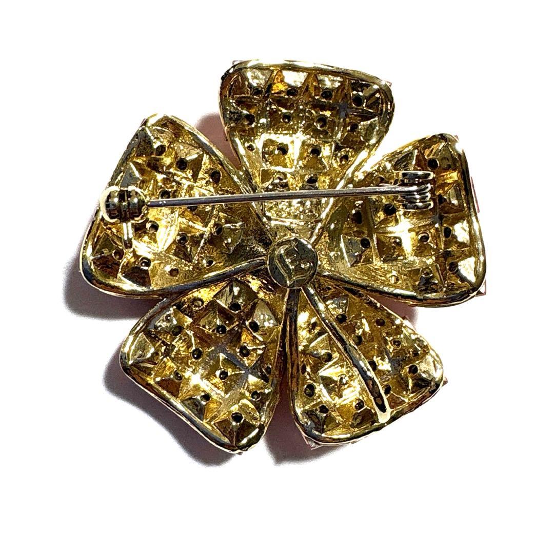 美品】FOXEY/フォクシー FLEUR/フルール？ ブローチ ピンク - メルカリ