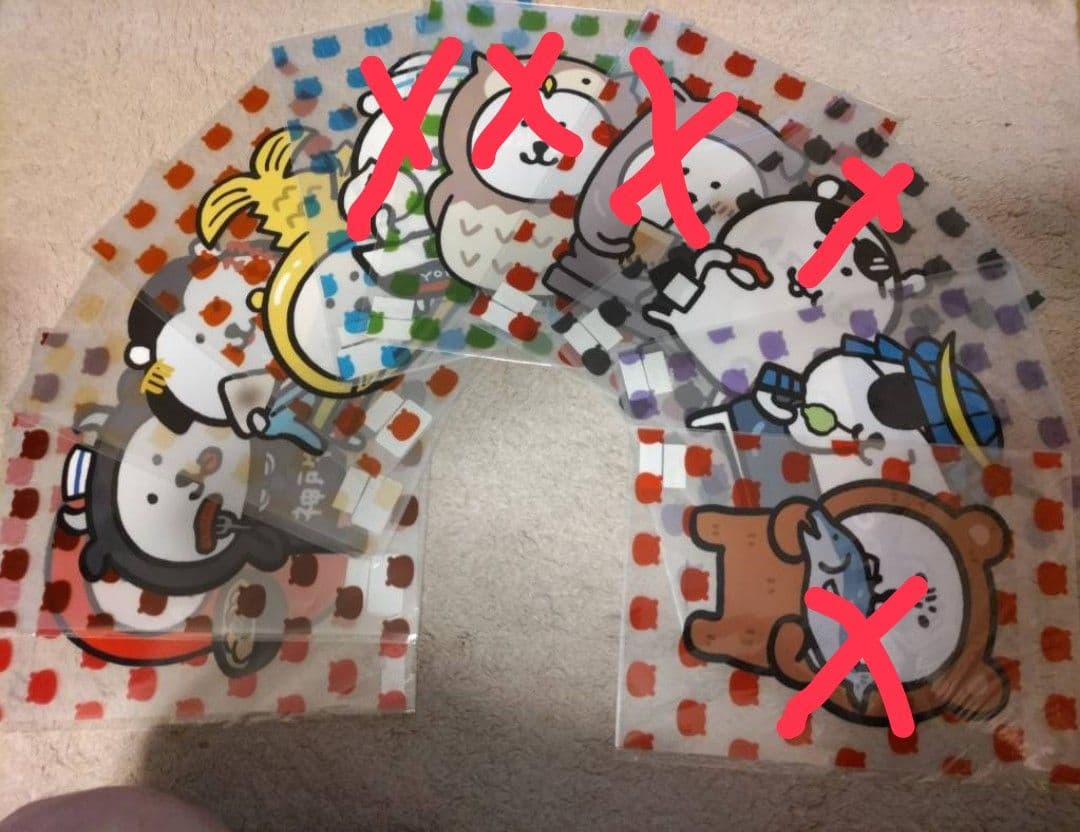NUN様専用出品 自分ツッコミくま ご当地他 クリアファイル 5種+9