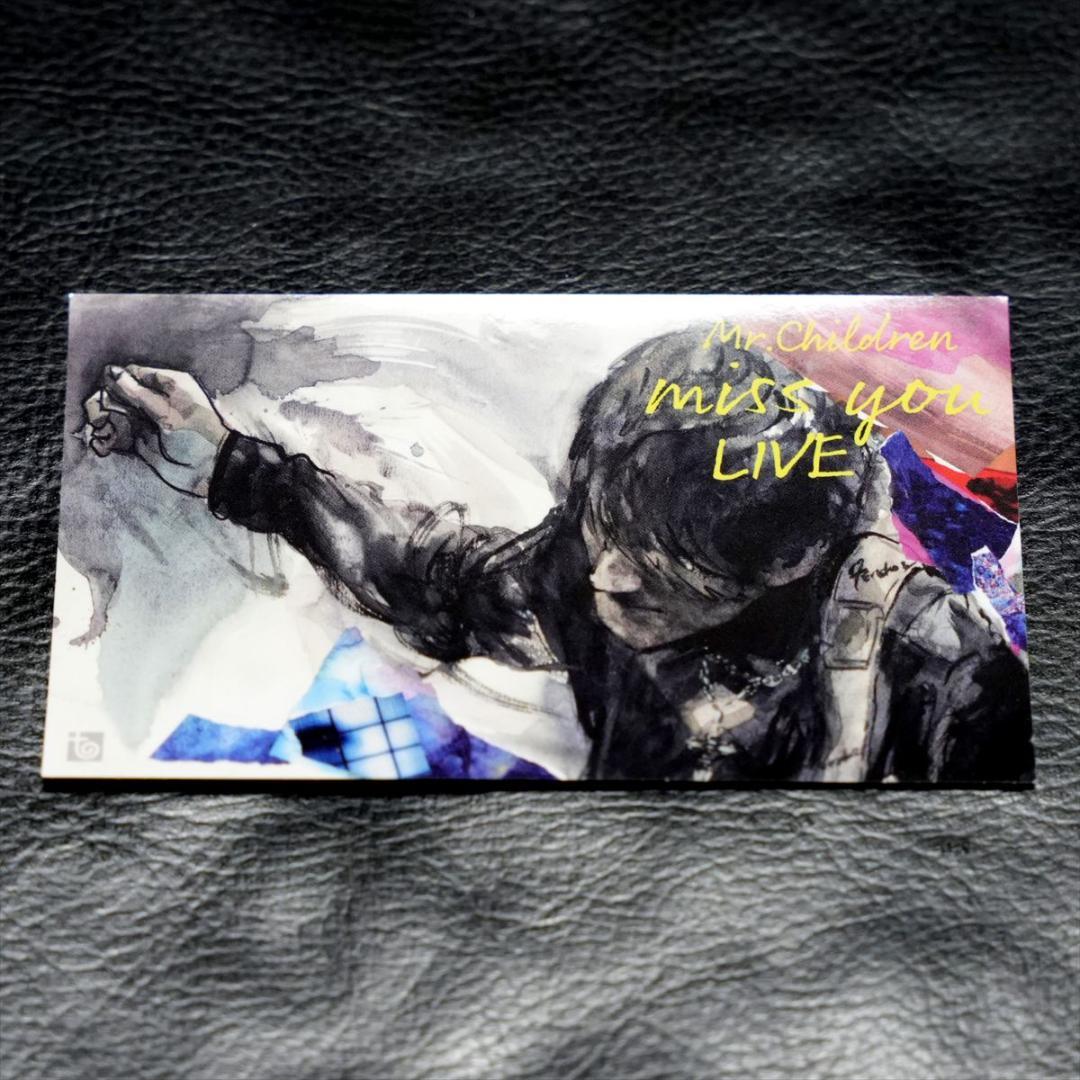 ☆新品未使用☆Mr.Children「miss you LIVE」特典ステッカー - メルカリ