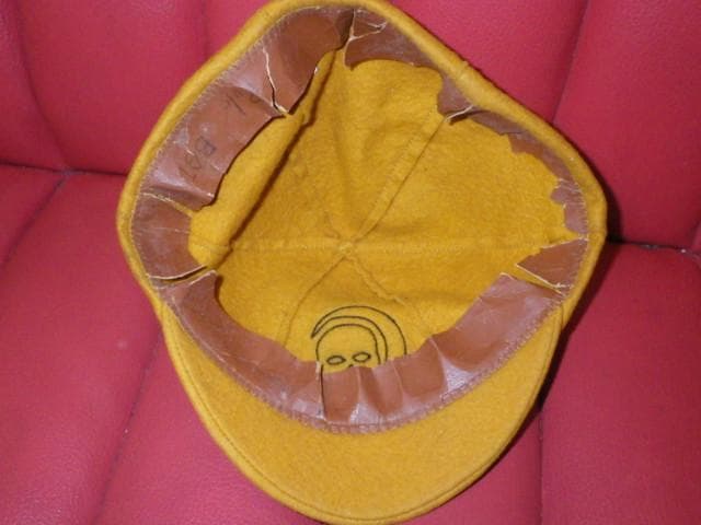 50’S★ΒΘΠ★スカル★キャップ★帽子★カレッジ★ワッペン★インテリア雑貨★