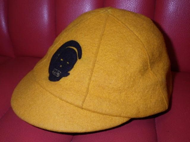 50’S★ΒΘΠ★スカル★キャップ★帽子★カレッジ★ワッペン★インテリア雑貨★