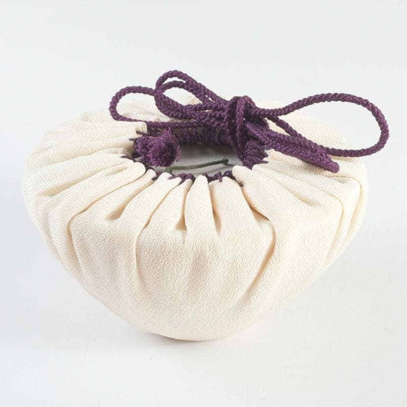 茶道具 桶谷定一作 灰被 天目茶碗 仕覆付 共布共箱 C 9487