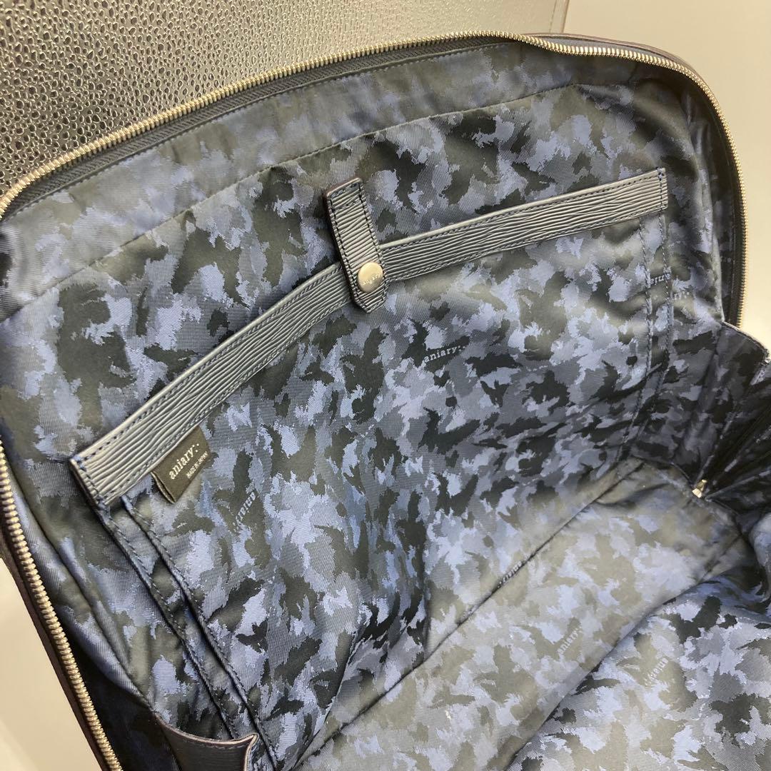 美品♡A4可♡aniary アニアリ ウェーブレザー 2way ビジネスバッグ