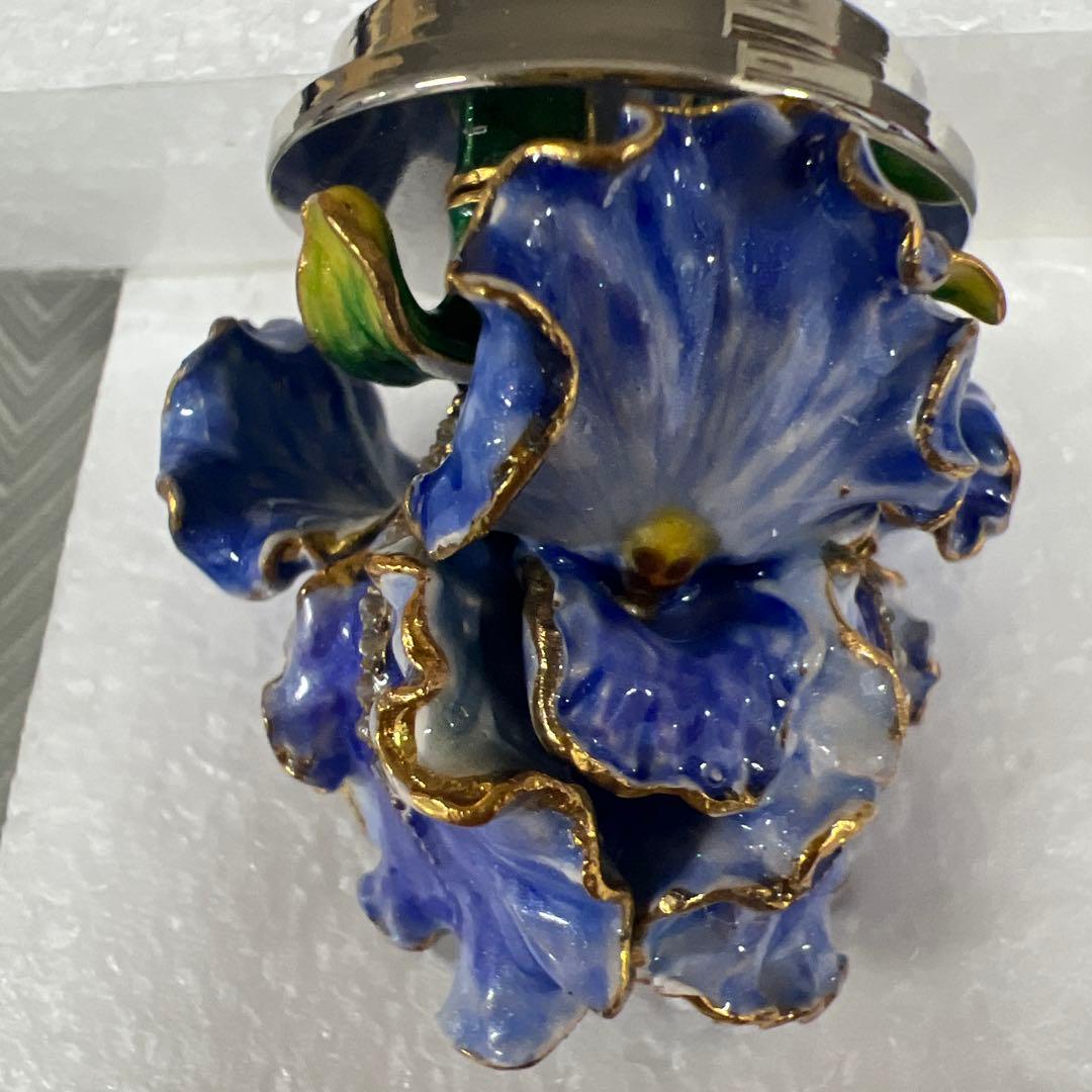 青い花のワインボトルストッパー｜青い花のワインボトルストッパー