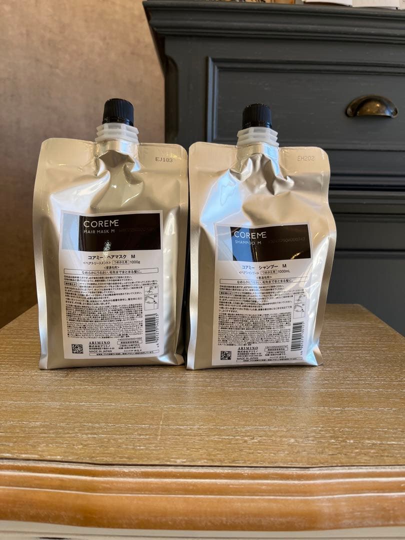 コアミー M シャンプー マスク 1000ml 詰め替えセット - メルカリ