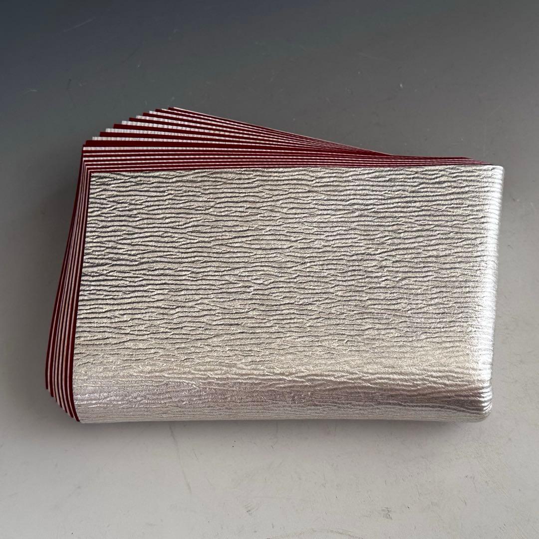 茶道具 檀紙 銀地 紙釜敷 奥村吉兵衛 共箱 床飾り 香合 表吉 京都