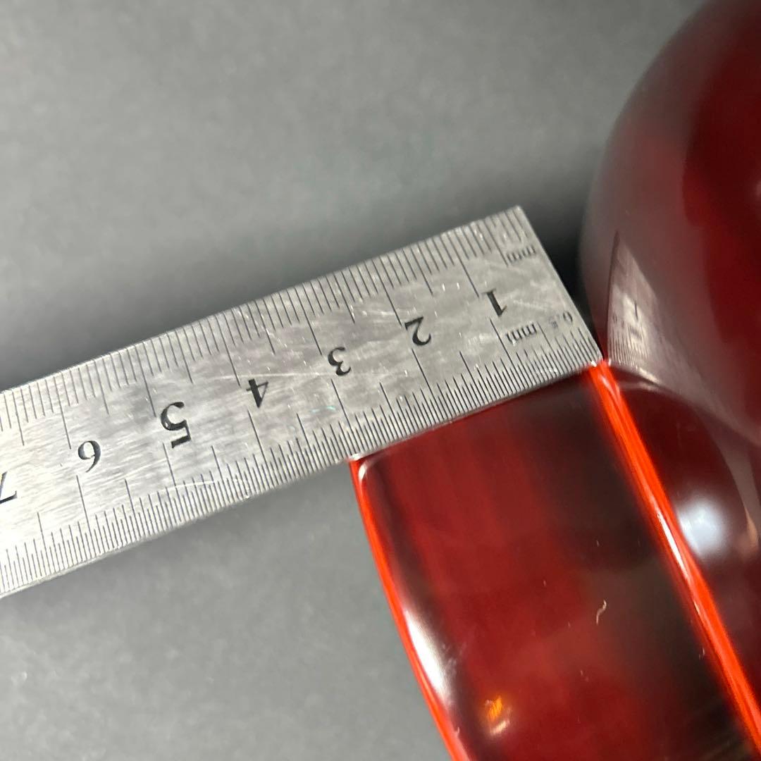 合鹿椀　輪島塗り　溜塗り　赤塗り5客