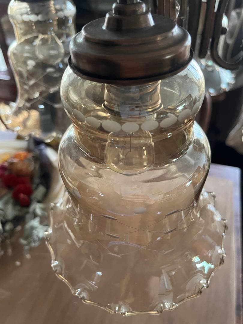 未使用 シャンデリア 大正ロマン インテリア 希少 アンティーク