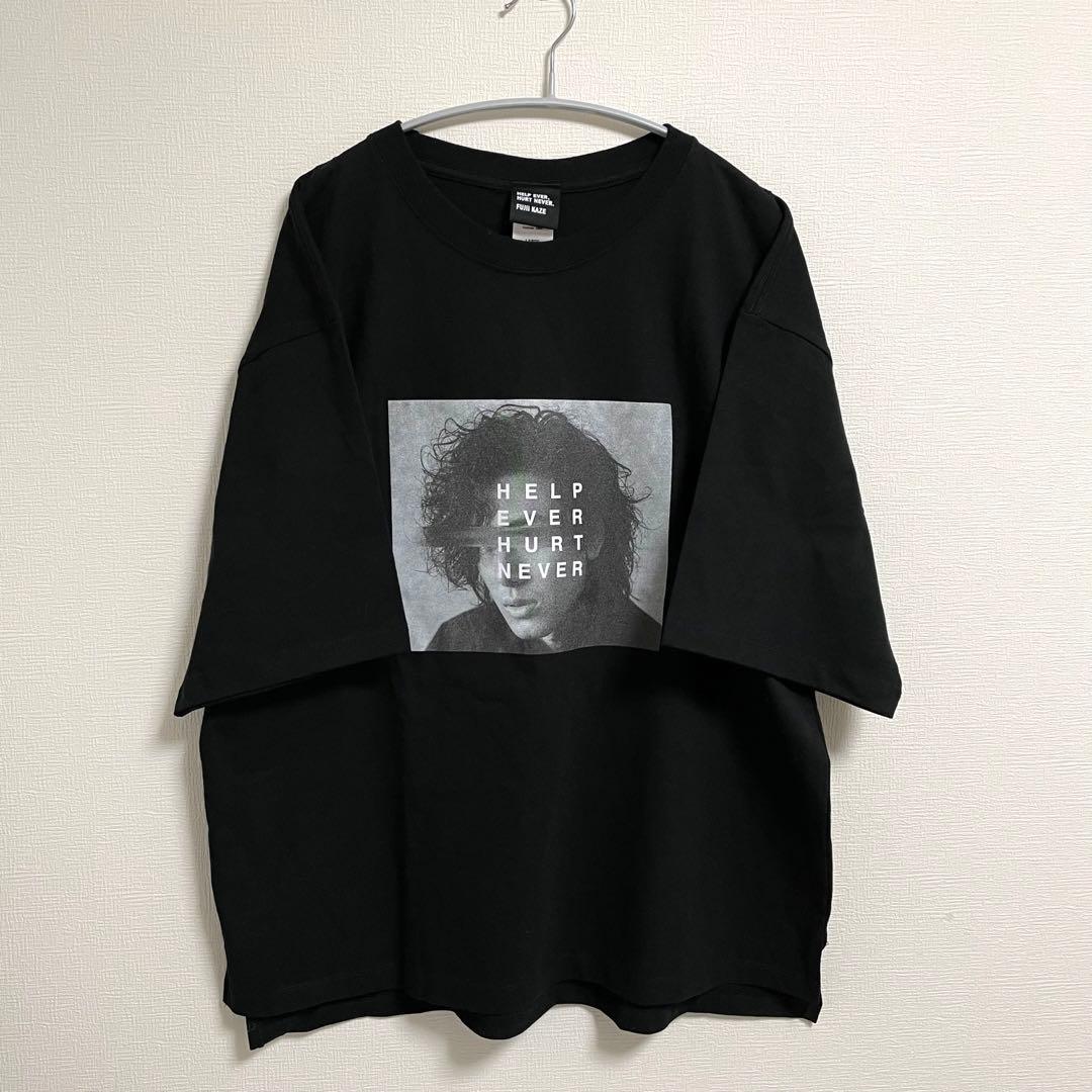 藤井風 HELP EVER HURT NEVER HEHN顔Tシャツ L