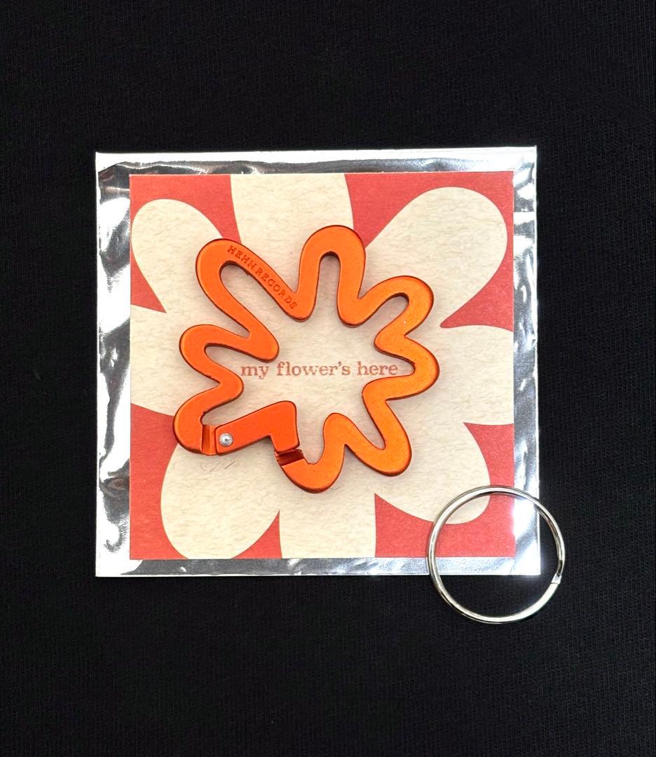 藤井風さんmy flower's here 花カラビナ オレンジ 【新品未使用】