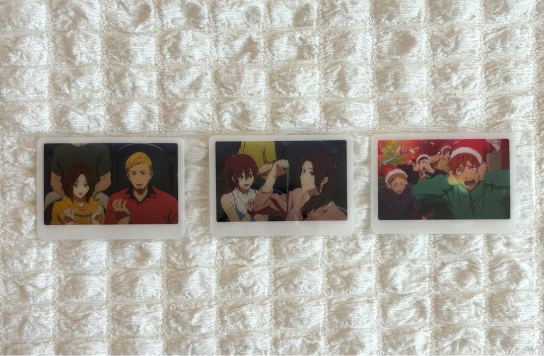 Free! 第2弾 ミニフォトカード ホロカード ハイスピ 遙 真琴 旭 郁弥