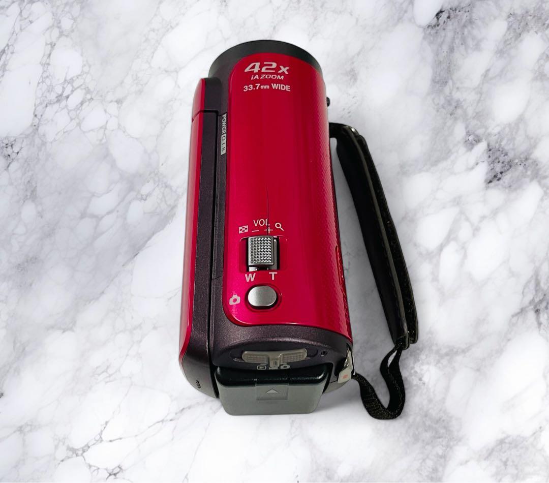 Panasonic HDC-TM45 ビデオカメラ ピンク色 バッテリー2個付