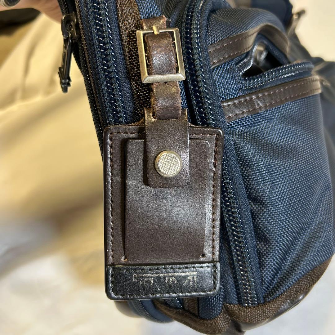 TUMI アルファブラボー 2way ビジネスバッグ ショルダーバッグ ネイビー