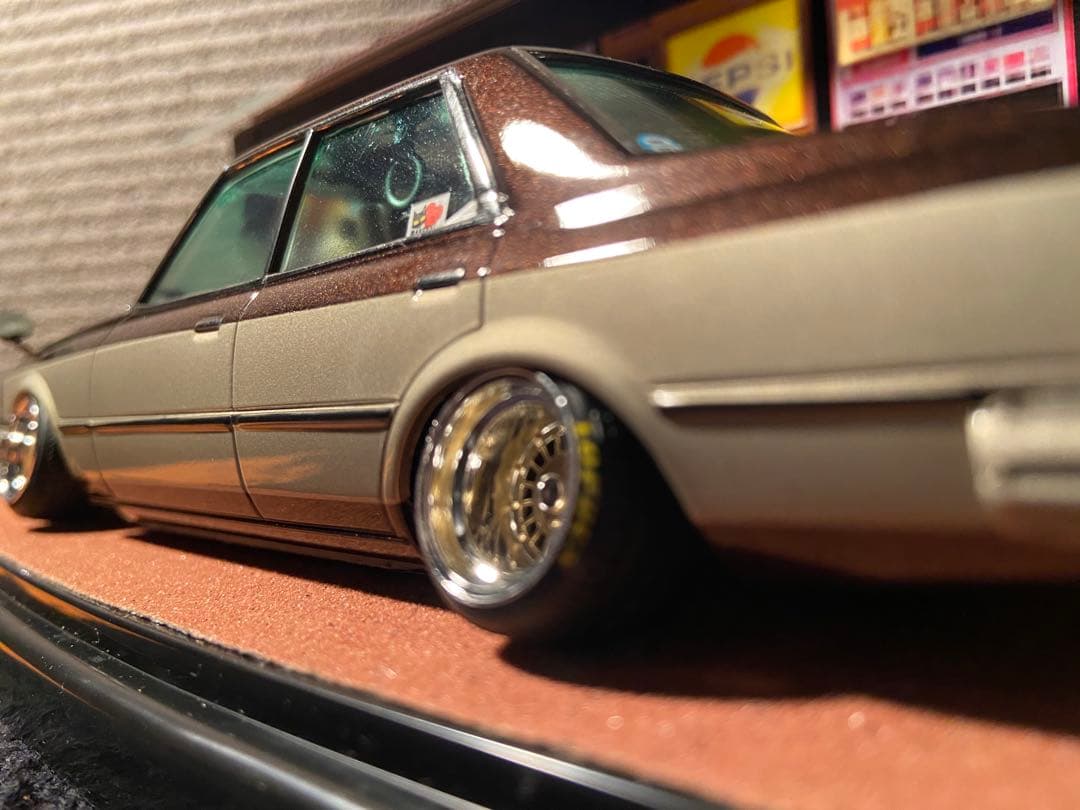 1/24 クレスタ マイクロエース カスタム ジオラマ 旧車 - メルカリ
